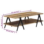 vidaXL Măsuță de cafea, 115 x 60 x 40 cm, lemn masiv reciclat vidaXL Măsuță de cafea, 115 x 60 x 40 cm, lemn masiv reciclat
