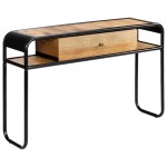 vidaXL Masă consolă, 118 x 30 x 75 cm, lemn masiv de mango vidaXL Masă consolă, 118 x 30 x 75 cm, lemn masiv de mango