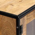 vidaXL Comodă TV, 120 x 30 x 75 cm, lemn masiv reciclat