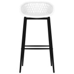 vidaXL Scaune de bar, 2 buc, alb vidaXL Scaune de bar, 2 buc, alb