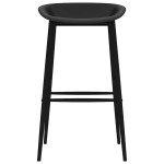 vidaXL Scaune de bar, 2 buc, negru