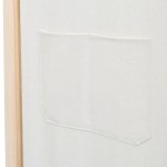 vidaXL Paravan cameră, 6 panouri, crem, 240x170 x4 cm, material textil vidaXL Paravan cameră, 6 panouri, crem, 240x170 x4 cm, material textil