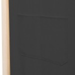 vidaXL Paravan cameră, 5 panouri, gri, 200x170x4 cm, material textil vidaXL Paravan cameră, 5 panouri, gri, 200x170x4 cm, material textil