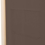 vidaXL Paravan de cameră cu 5 panouri maro 200x170x4cm material textil vidaXL Paravan de cameră cu 5 panouri maro 200x170x4cm material textil