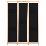 vidaXL Paravan de cameră cu 3 panouri, 120x170x4 cm, textil vidaXL Paravan de cameră cu 3 panouri, 120x170x4 cm, textil