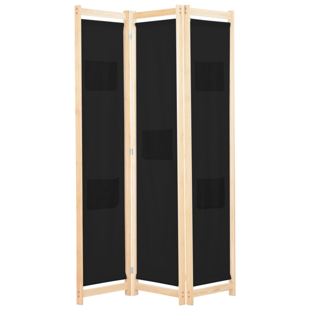vidaXL Paravan de cameră cu 3 panouri, 120x170x4 cm, textil