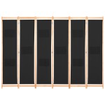 vidaXL Paravan de cameră cu 6 panouri, 240x170 x4 cm, material textil vidaXL Paravan de cameră cu 6 panouri, 240x170 x4 cm, material textil