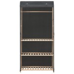vidaXL Șifonier cu 3 rafturi, gri, 79 x 40 x 170 cm, material textil