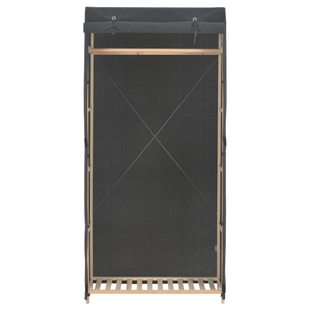 vidaXL Șifonier, gri, 79 x 40 x 170 cm, material textil