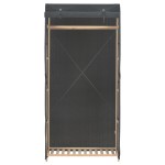 vidaXL Șifonier, gri, 79 x 40 x 170 cm, material textil vidaXL Șifonier, gri, 79 x 40 x 170 cm, material textil