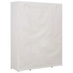 vidaXL Șifonier, alb, 135x40x170 cm, material textil