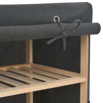 vidaXL Șifonier, gri, 135 x 40 x 170 cm, material textil vidaXL Șifonier, gri, 135 x 40 x 170 cm, material textil