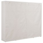 vidaXL Șifonier, alb, 200 x 40 x 170 cm, material textil vidaXL Șifonier, alb, 200 x 40 x 170 cm, material textil