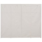 vidaXL Șifonier, alb, 200 x 40 x 170 cm, material textil vidaXL Șifonier, alb, 200 x 40 x 170 cm, material textil