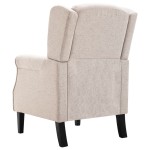 vidaXL Fotoliu, bej, material textil vidaXL Fotoliu, bej, material textil