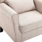 vidaXL Fotoliu, bej, material textil vidaXL Fotoliu, bej, material textil
