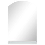 vidaXL Oglindă de perete cu raft, 40 x 60 cm, sticlă securizată