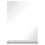 vidaXL Oglindă de perete cu raft, 40 x 60 cm, sticlă securizată