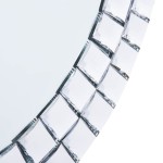 vidaXL Oglindă de perete, 50 cm, sticlă securizată vidaXL Oglindă de perete, 50 cm, sticlă securizată
