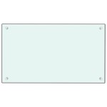 vidaXL Panou antistropi de bucătărie, alb, 70x40 cm, sticlă securizată vidaXL Panou antistropi de bucătărie, alb, 70x40 cm, sticlă securizată