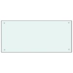 vidaXL Panou antistropi de bucătărie, alb, 90x40 cm, sticlă securizată vidaXL Panou antistropi de bucătărie, alb, 90x40 cm, sticlă securizată