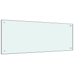 vidaXL Panou antistropi de bucătărie, alb, 100x40 cm sticlă securizată vidaXL Panou antistropi de bucătărie, alb, 100x40 cm sticlă securizată