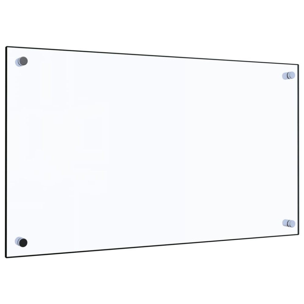 vidaXL Panou antistropi bucătărie transparent 70x40 cm sticlă securiz.