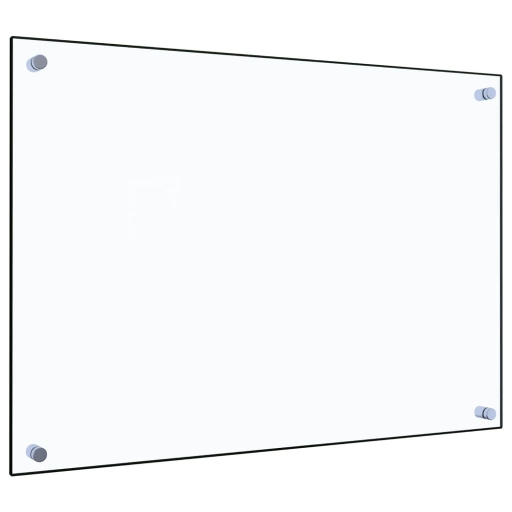 vidaXL Panou antistropi bucătărie transparent 70x50 cm sticlă securiz.