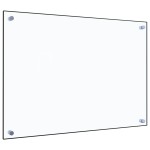 vidaXL Panou antistropi bucătărie transparent 70x50 cm sticlă securiz. vidaXL Panou antistropi bucătărie transparent 70x50 cm sticlă securiz.