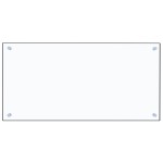vidaXL Panou antistropi bucătărie transparent 80x40 cm sticlă securiz. vidaXL Panou antistropi bucătărie transparent 80x40 cm sticlă securiz.