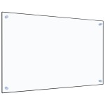 vidaXL Panou antistropi bucătărie transparent 80x50 cm sticlă securiz. vidaXL Panou antistropi bucătărie transparent 80x50 cm sticlă securiz.