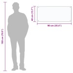vidaXL Panou antistropi bucătărie transparent 90x40 cm sticlă securiz. vidaXL Panou antistropi bucătărie transparent 90x40 cm sticlă securiz.