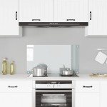 vidaXL Panou antistropi bucătărie transparent 90x50 cm sticlă securiz. vidaXL Panou antistropi bucătărie transparent 90x50 cm sticlă securiz.