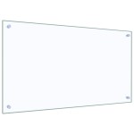 vidaXL Panou antistropi bucătărie transparent 90x50 cm sticlă securiz. vidaXL Panou antistropi bucătărie transparent 90x50 cm sticlă securiz.