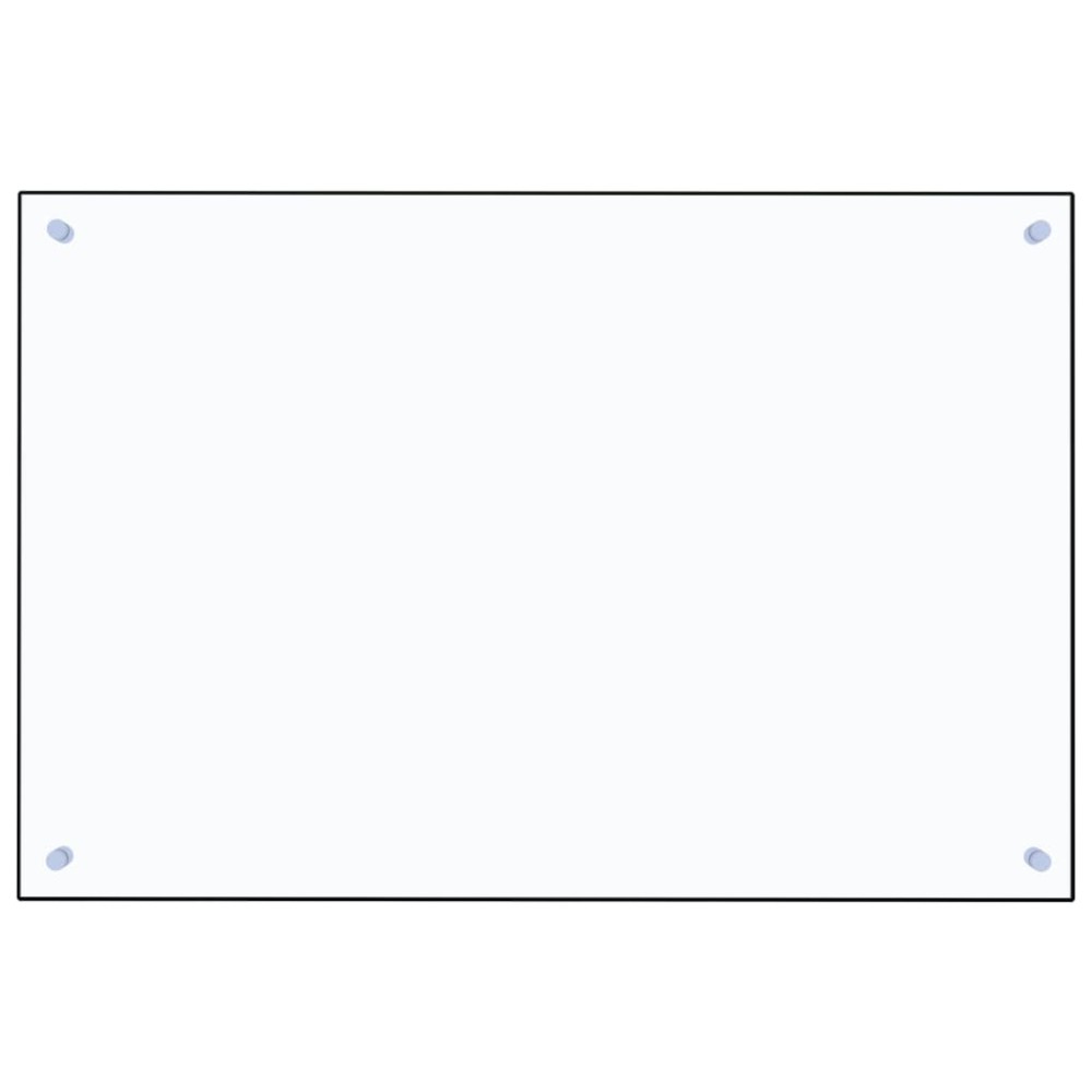 vidaXL Panou antistropi bucătărie transparent 90x60 cm sticlă securiz.