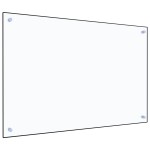 vidaXL Panou antistropi bucătărie transparent 90x60 cm sticlă securiz. vidaXL Panou antistropi bucătărie transparent 90x60 cm sticlă securiz.