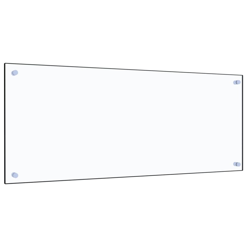 vidaXL Panou antistropi bucătărie transparent 100x40cm sticlă securiz.