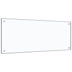 vidaXL Panou antistropi bucătărie transparent 100x40cm sticlă securiz. vidaXL Panou antistropi bucătărie transparent 100x40cm sticlă securiz.