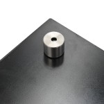 vidaXL Panou antistropi de bucătărie, negru 70x40 cm sticlă securizată vidaXL Panou antistropi de bucătărie, negru 70x40 cm sticlă securizată