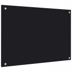 vidaXL Panou antistropi de bucătărie, negru 70x50 cm sticlă securizată vidaXL Panou antistropi de bucătărie, negru 70x50 cm sticlă securizată