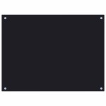vidaXL Panou antistropi de bucătărie, negru 80x60 cm sticlă securizată vidaXL Panou antistropi de bucătărie, negru 80x60 cm sticlă securizată