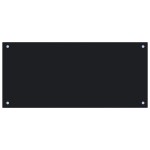 vidaXL Panou antistropi de bucătărie, negru 90x40 cm sticlă securizată vidaXL Panou antistropi de bucătărie, negru 90x40 cm sticlă securizată