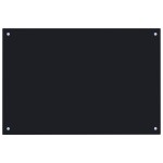 vidaXL Panou antistropi de bucătărie, negru 90x60 cm sticlă securizată vidaXL Panou antistropi de bucătărie, negru 90x60 cm sticlă securizată