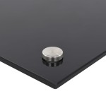 vidaXL Panou antistropi de bucătărie, negru 90x60 cm sticlă securizată vidaXL Panou antistropi de bucătărie, negru 90x60 cm sticlă securizată