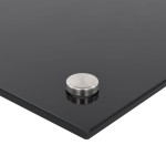 vidaXL Panou antistropi de bucătărie negru 100x50 cm sticlă securizată vidaXL Panou antistropi de bucătărie negru 100x50 cm sticlă securizată