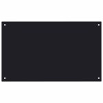 vidaXL Panou antistropi de bucătărie negru 100x60 cm sticlă securizată vidaXL Panou antistropi de bucătărie negru 100x60 cm sticlă securizată