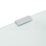 vidaXL Paravan intimitate pisoar de perete 90x40 cm sticlă securizată vidaXL Paravan intimitate pisoar de perete 90x40 cm sticlă securizată