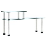 vidaXL Raft de bucătărie, transparent, 45x16x26 cm, sticlă securizată vidaXL Raft de bucătărie, transparent, 45x16x26 cm, sticlă securizată