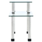 vidaXL Raft de bucătărie, transparent, 45x16x26 cm, sticlă securizată vidaXL Raft de bucătărie, transparent, 45x16x26 cm, sticlă securizată