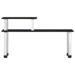 vidaXL Raft de bucătărie, negru, 45x16x26 cm, sticlă securizată vidaXL Raft de bucătărie, negru, 45x16x26 cm, sticlă securizată